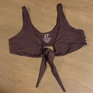 437 swim The Kenzie Top Brown Size L